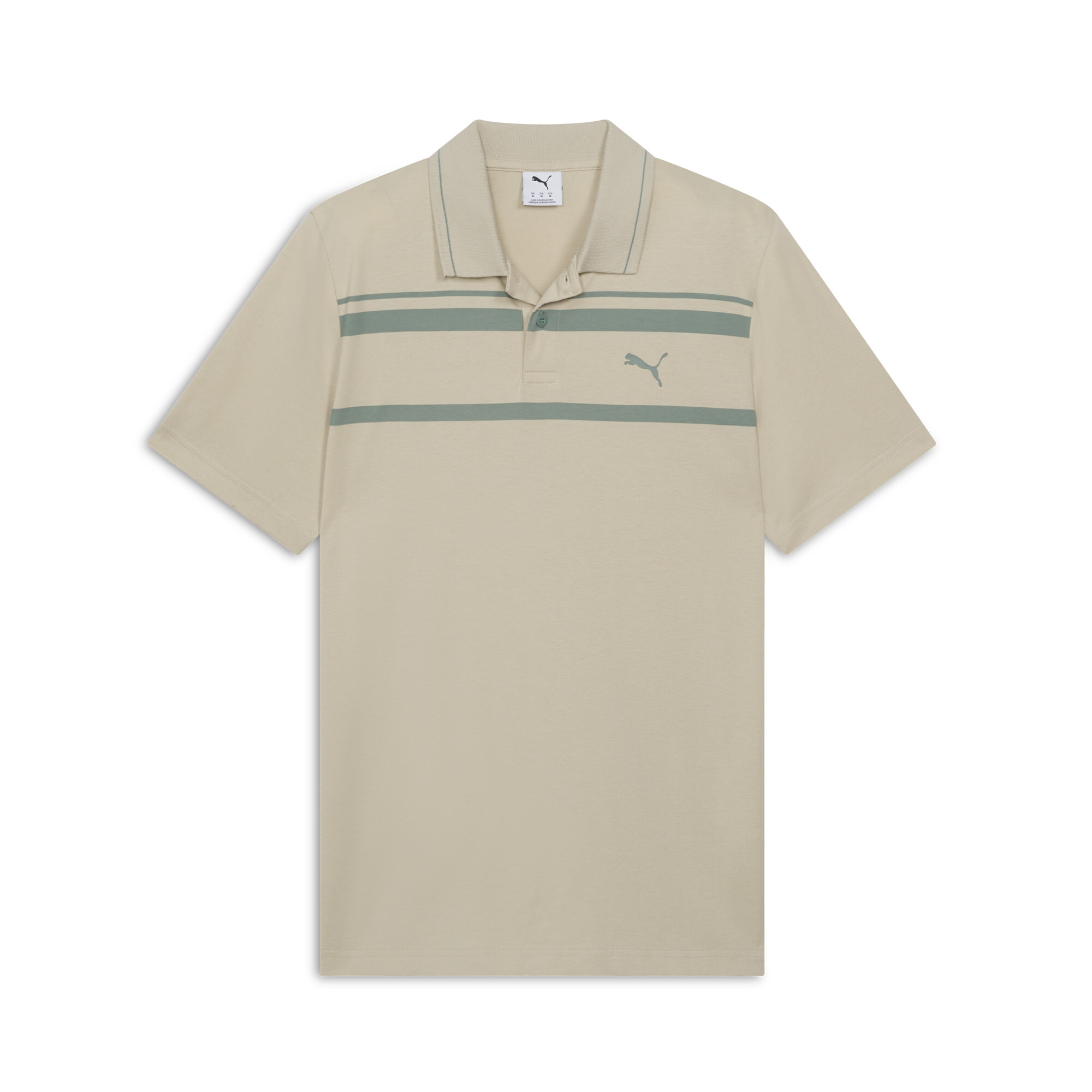 Puma Ess Elevated Men's Polo Shirt In Beige
