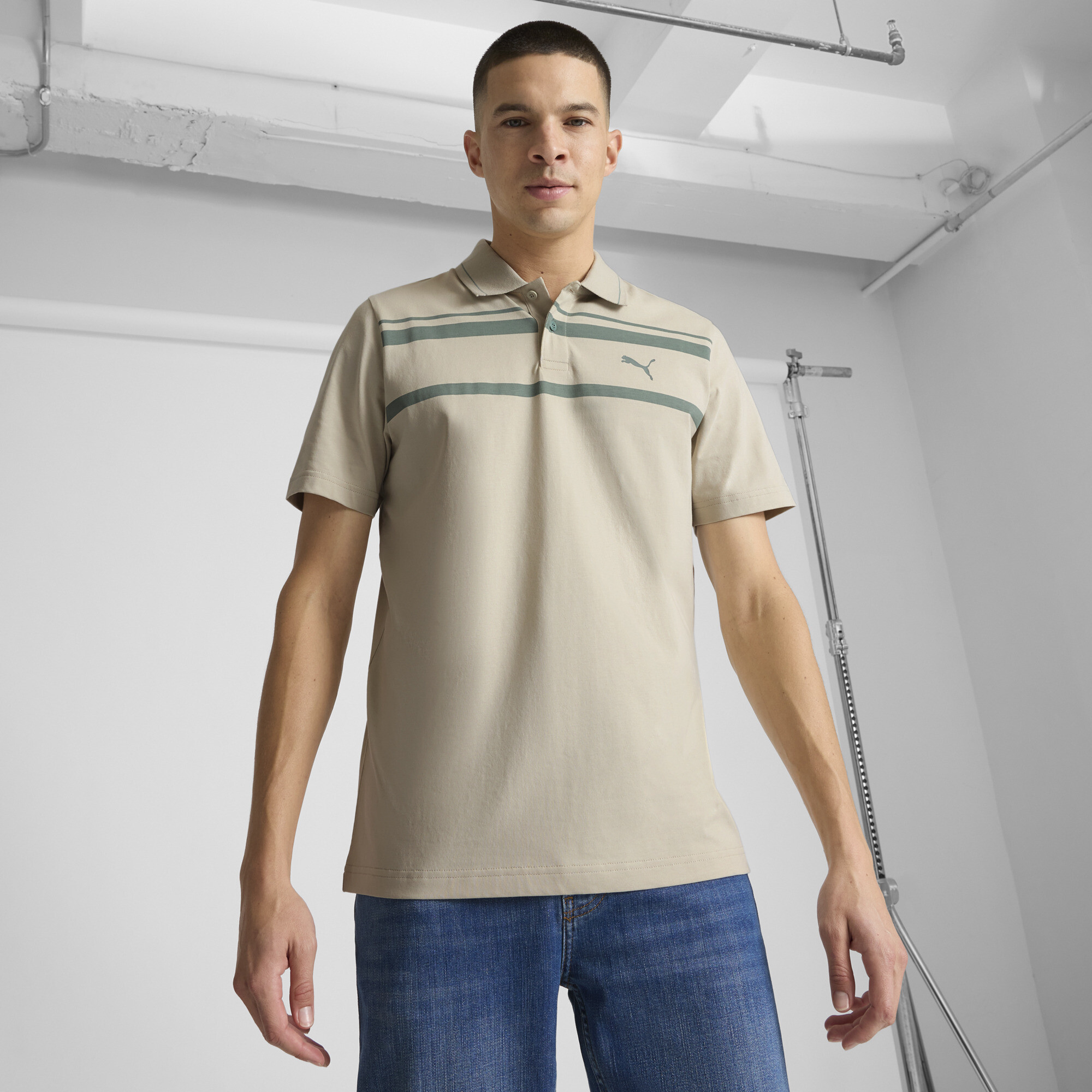 PUMA ESS ELEVATED Men's Polo Shirt - Picture 8 of 30