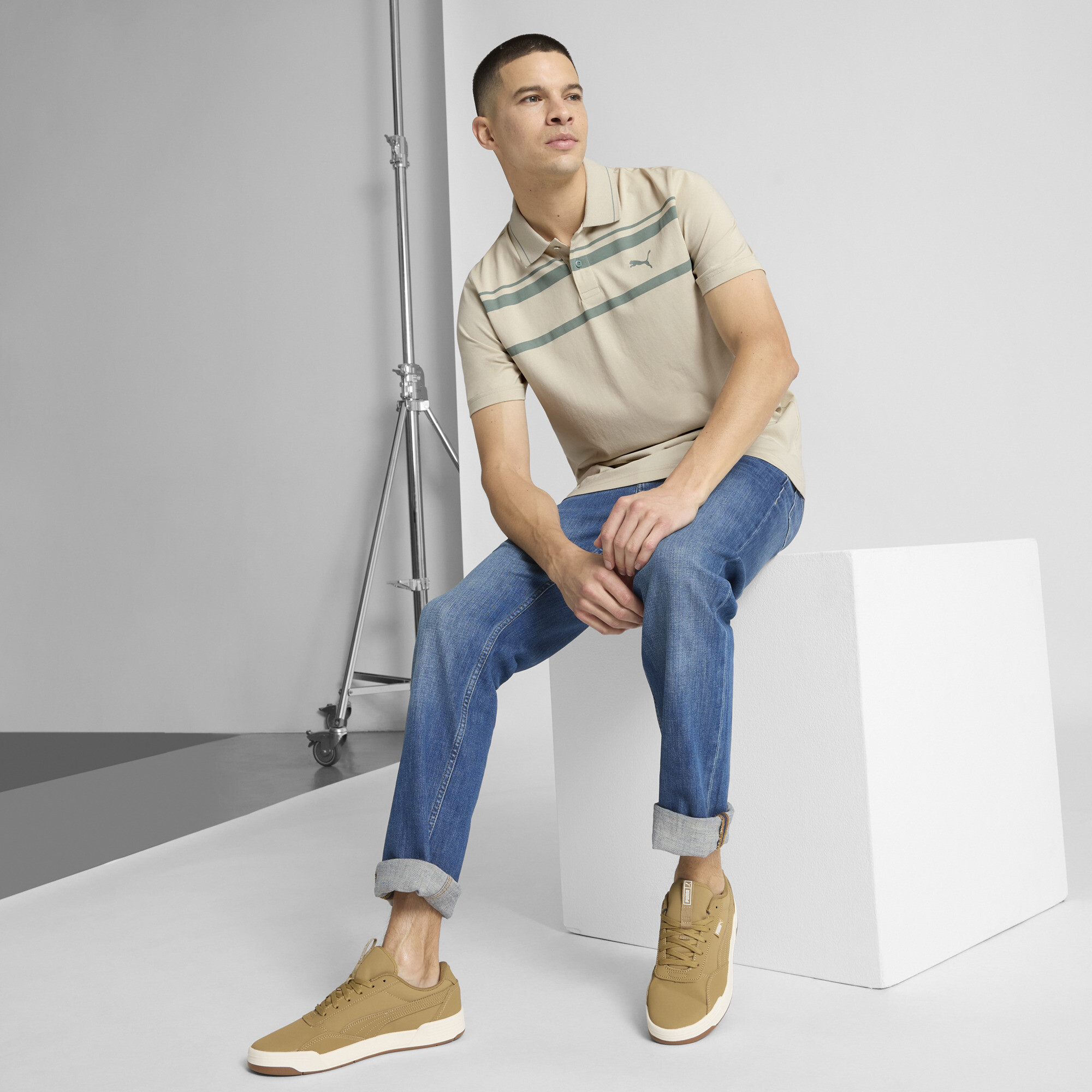 PUMA ESS ELEVATED Men's Polo Shirt - Picture 10 of 30