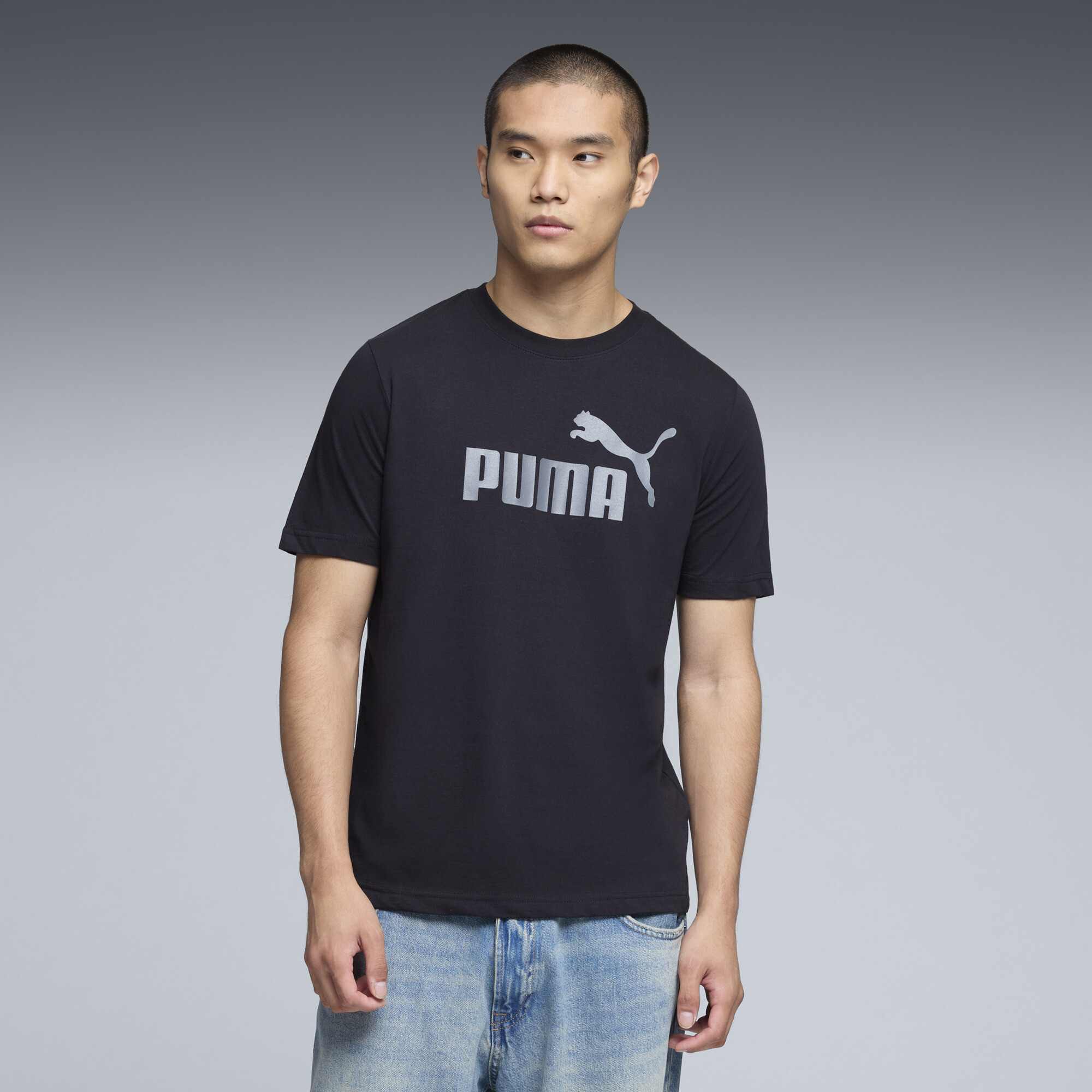 PUMA Essentials Logo Crew Neck Short Sleeve T-Shirt