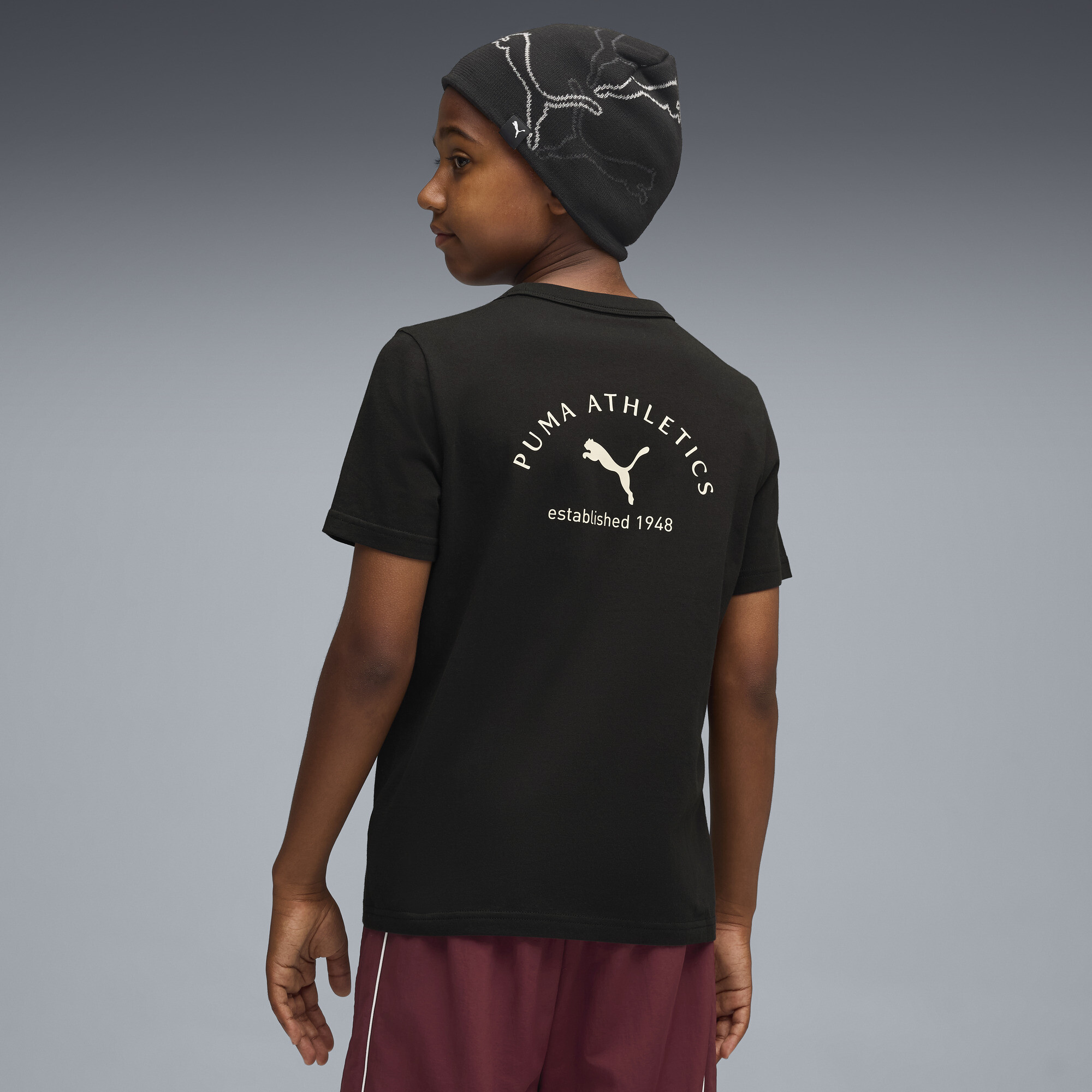 PUMA Class T-shirt met print voor Heren, Zwart, Maat 11-12Y thumbnail 5