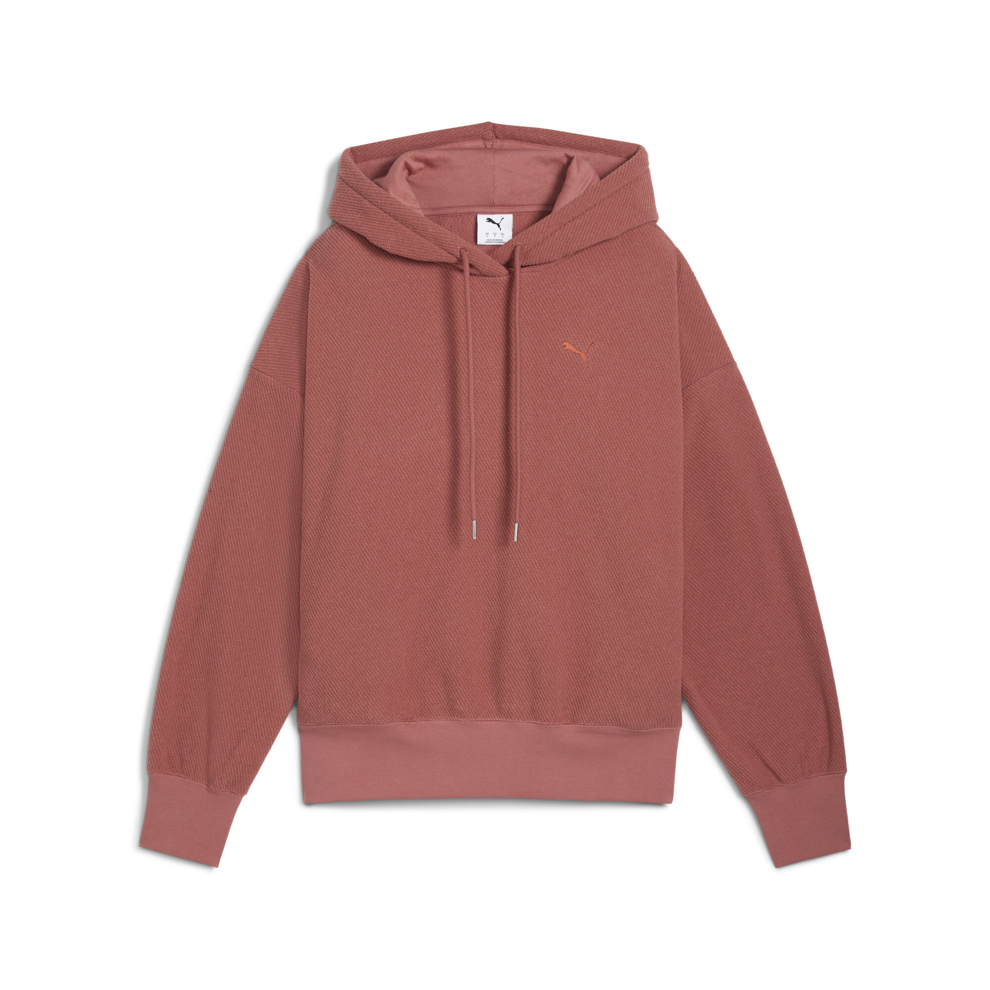 PUMA HER Oversized winterhoodie voor Dames, Rood, Maat M thumbnail 3