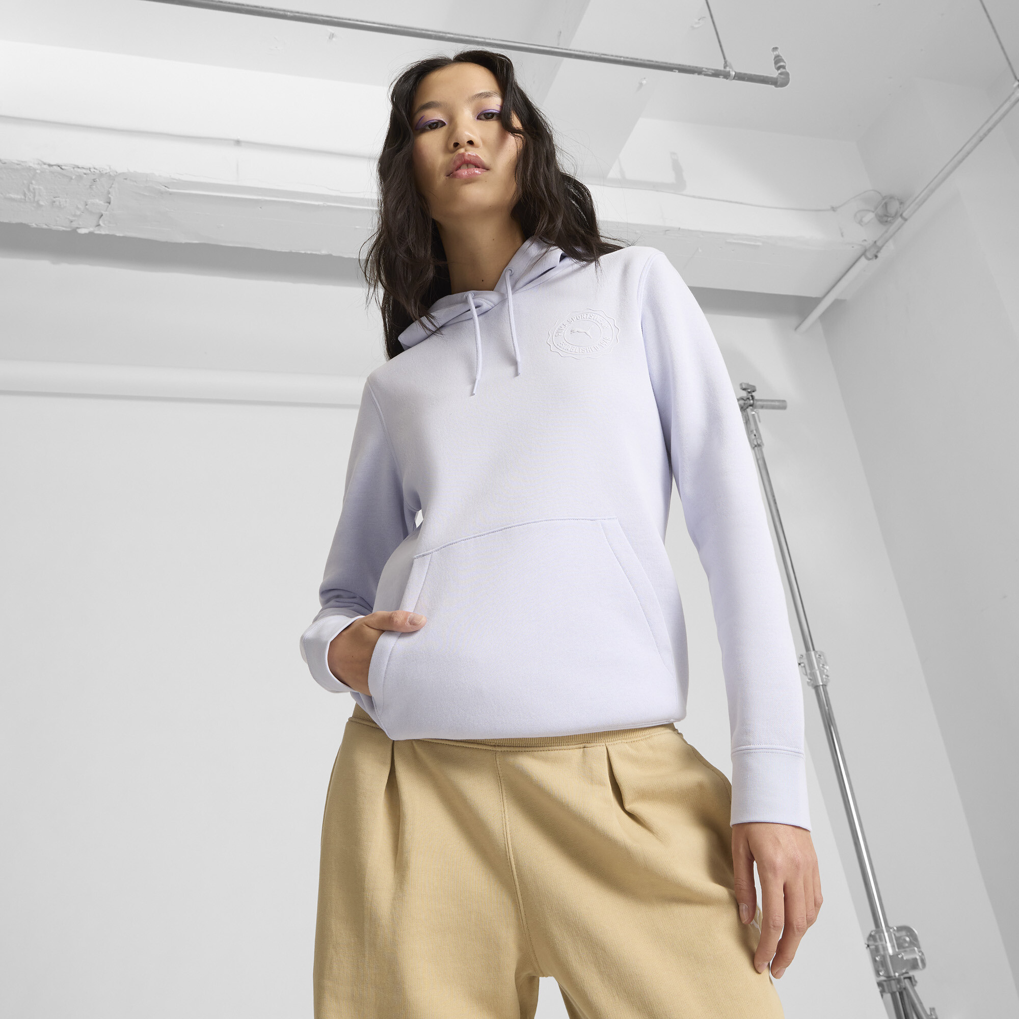 PUMA GRAPHICS EMBLEM HOODIE FL