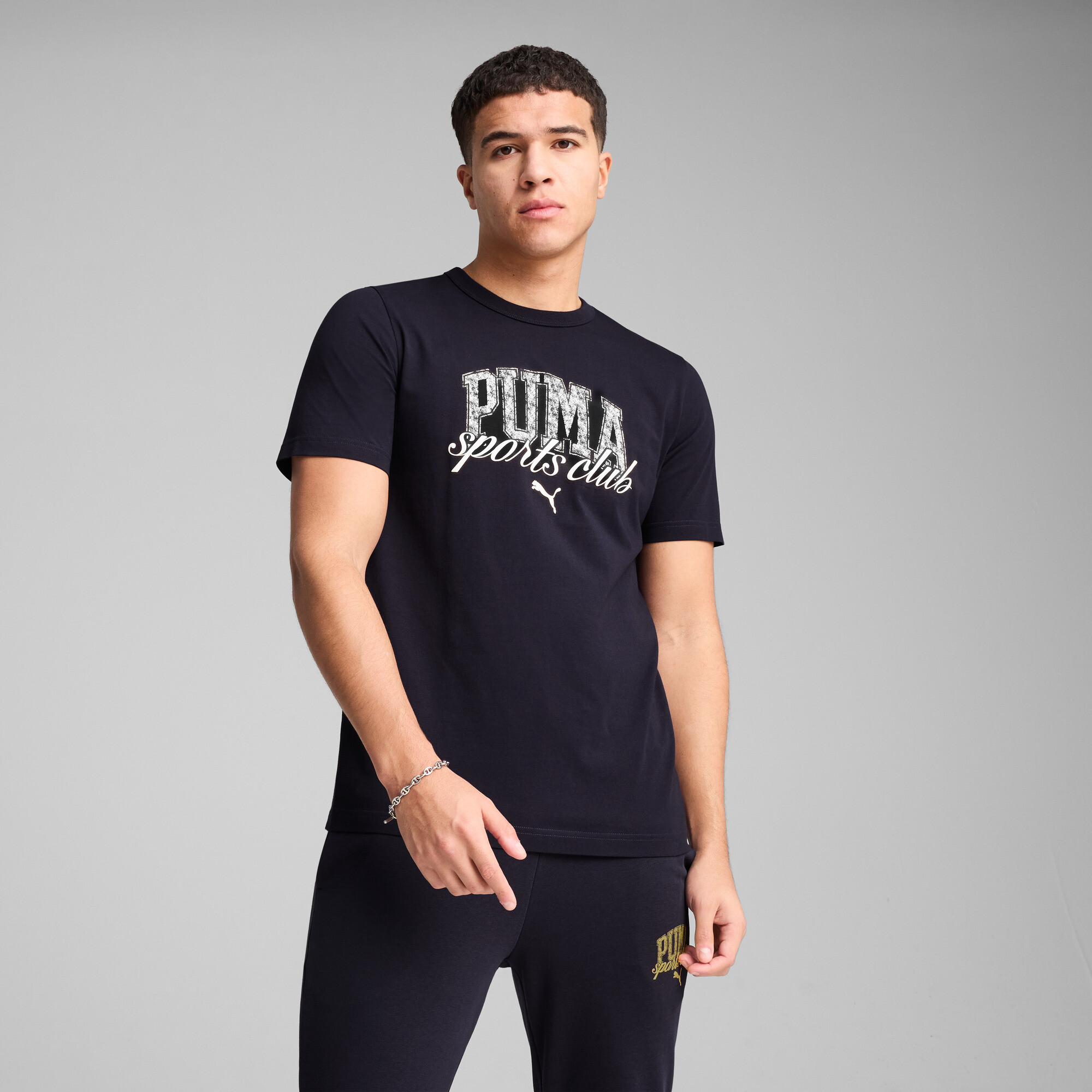 Puma Class Graphic T-shirt In Blue