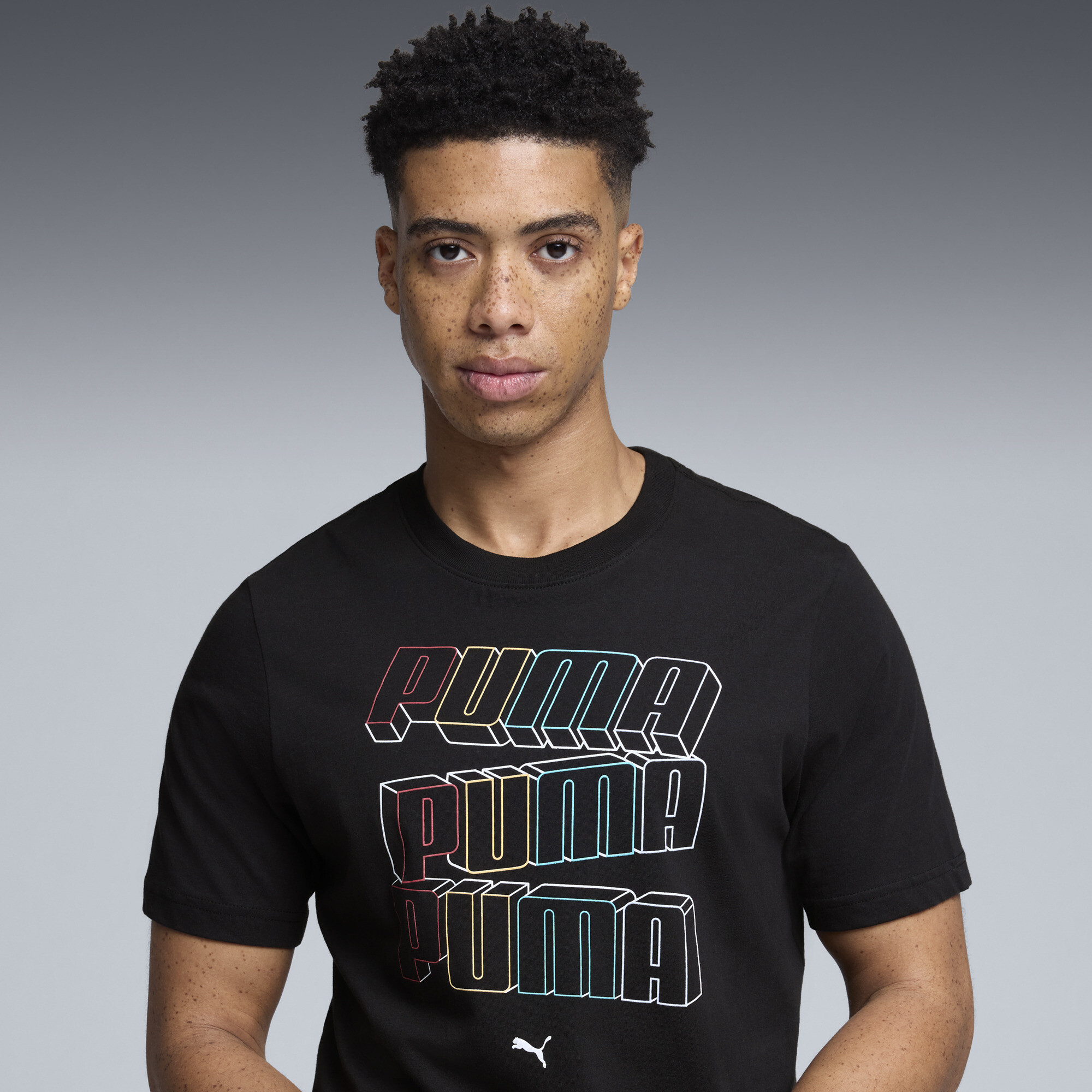 PUMA Essentials Logo Lab Men's Tee - Picture 9 of 20
