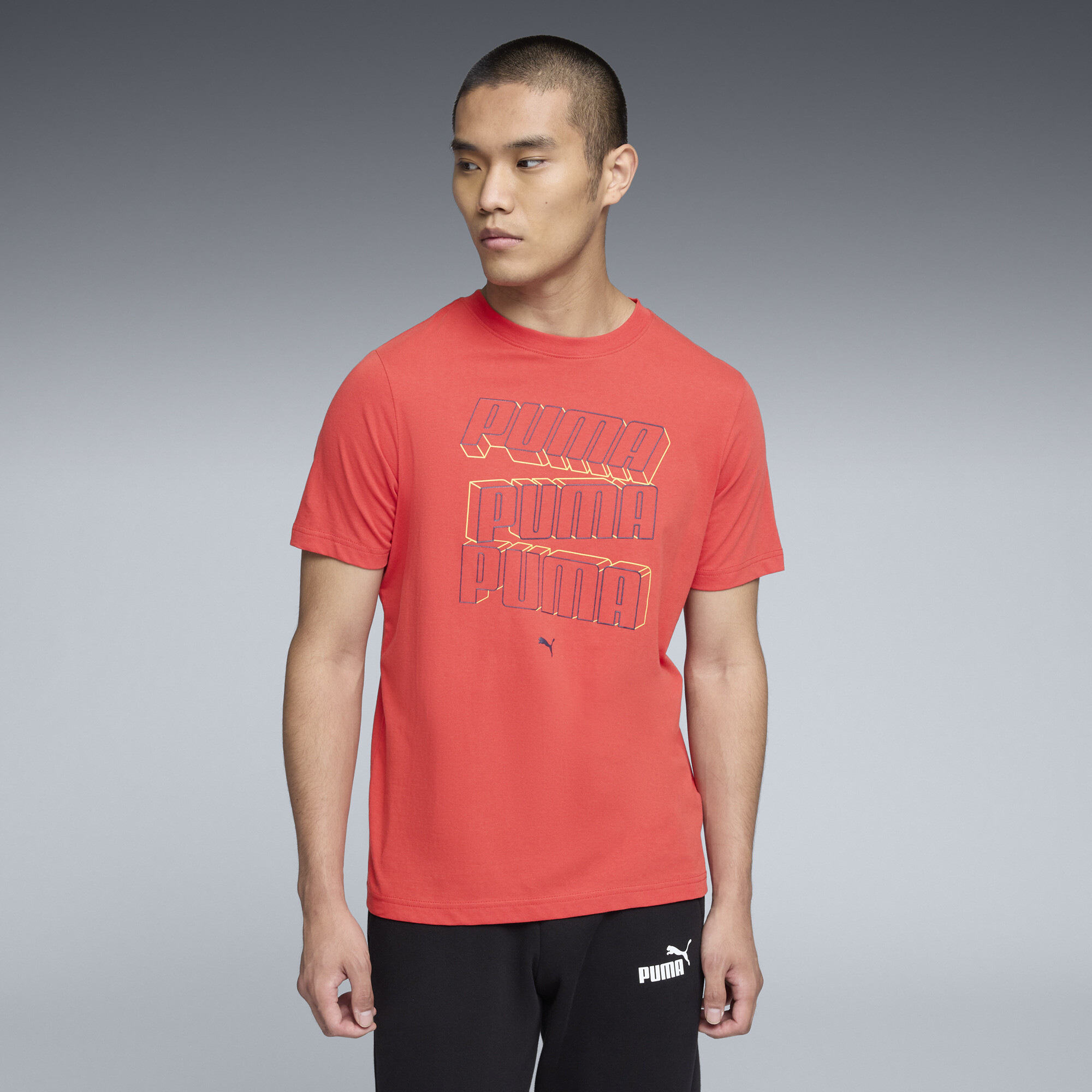 PUMA Essentials Logo Lab Men's Tee - Picture 18 of 20