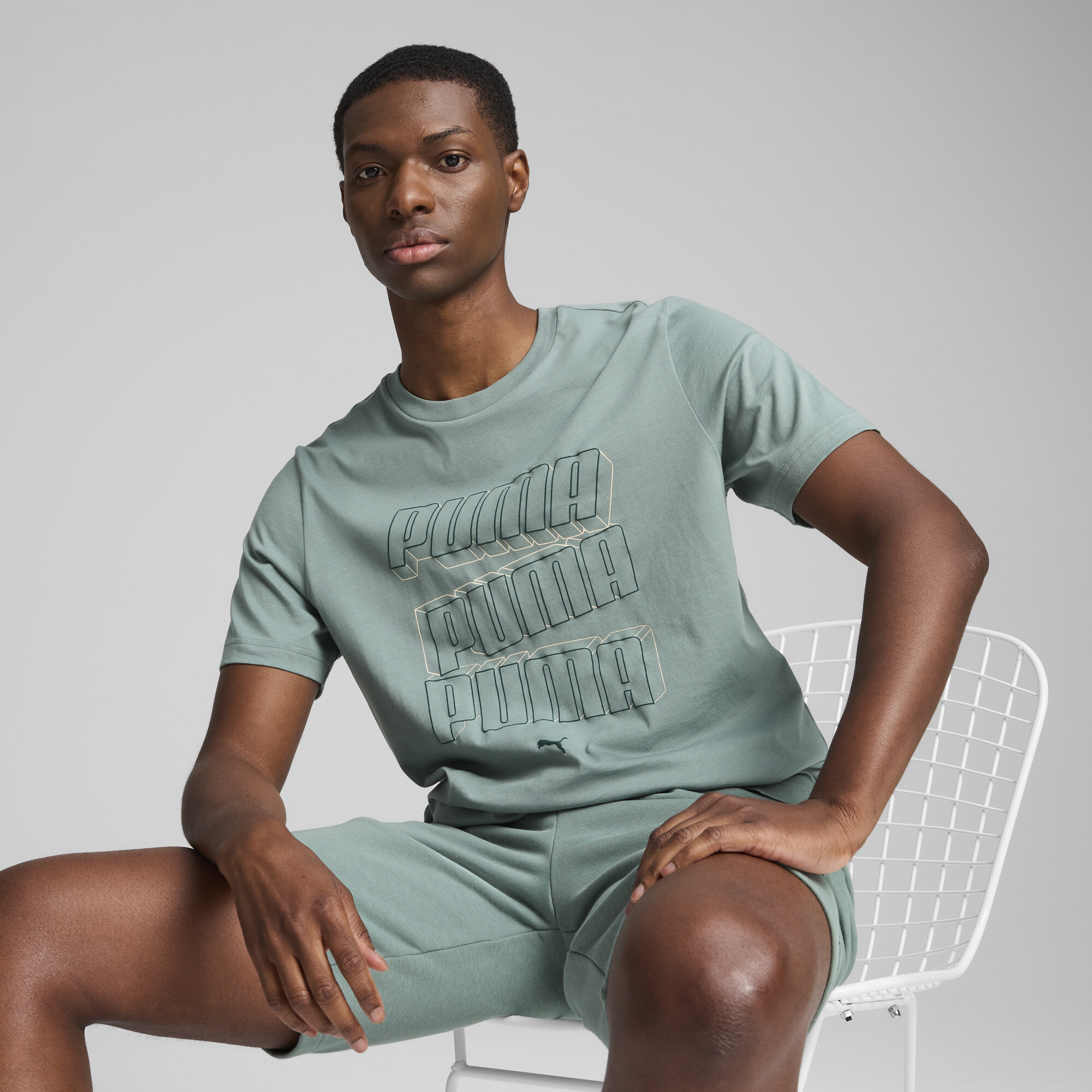 PUMA Essentials Logo Lab Men's Tee - Picture 13 of 20