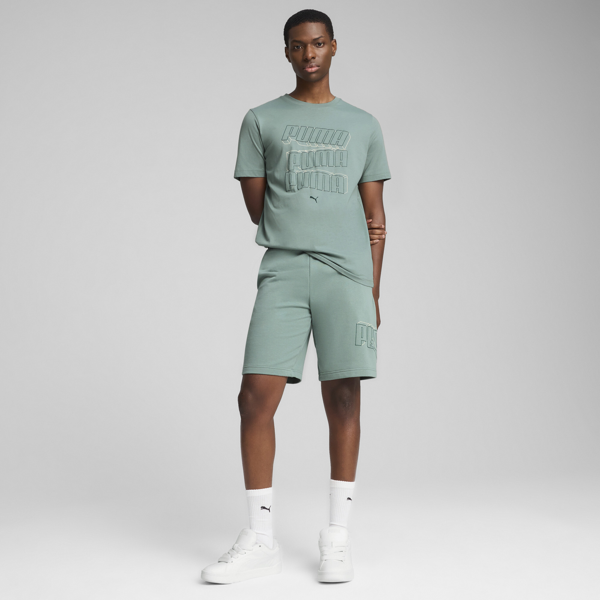 PUMA Essentials Logo Lab Men's Tee - Picture 14 of 20