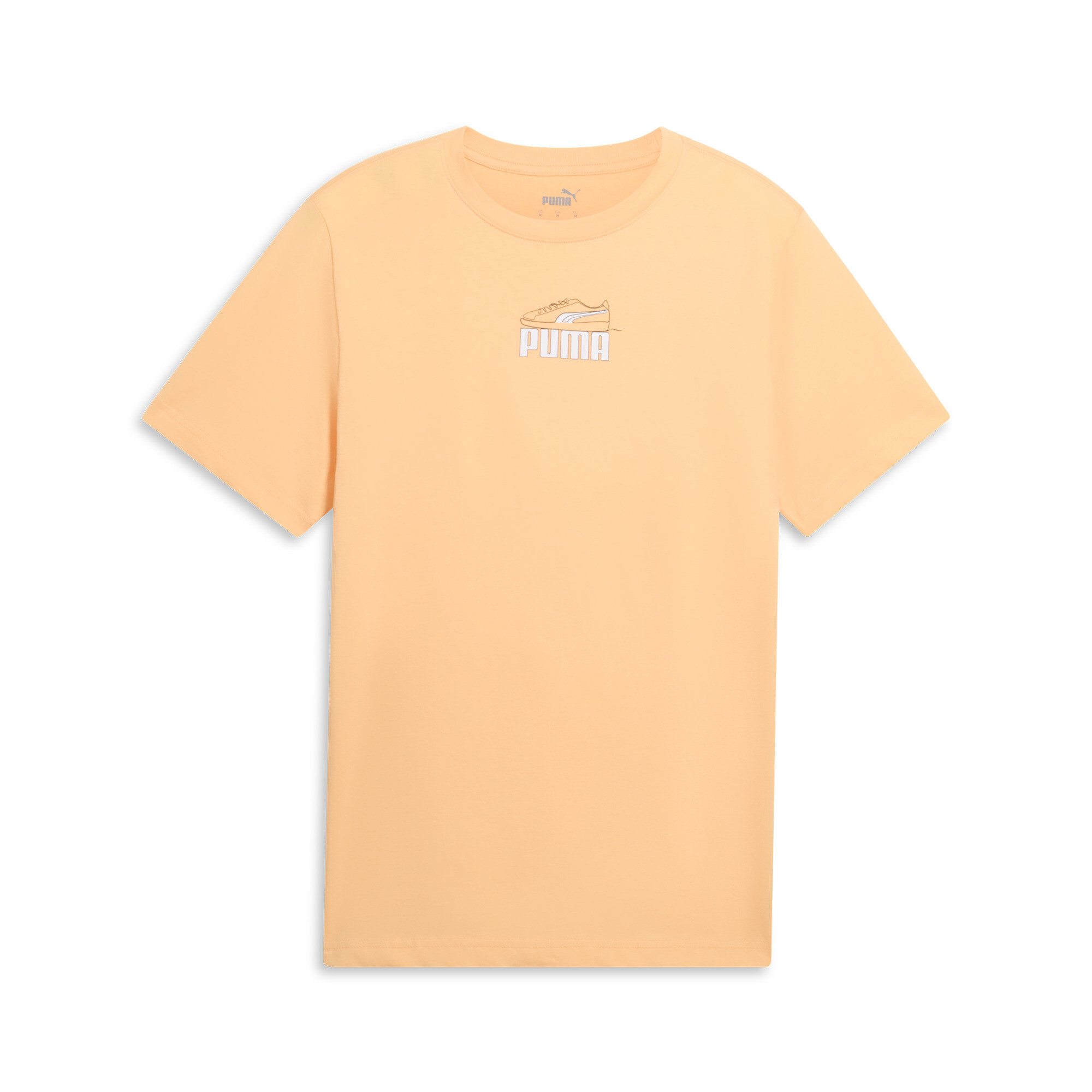 Puma Graphics Shoe T-shirt In Orange