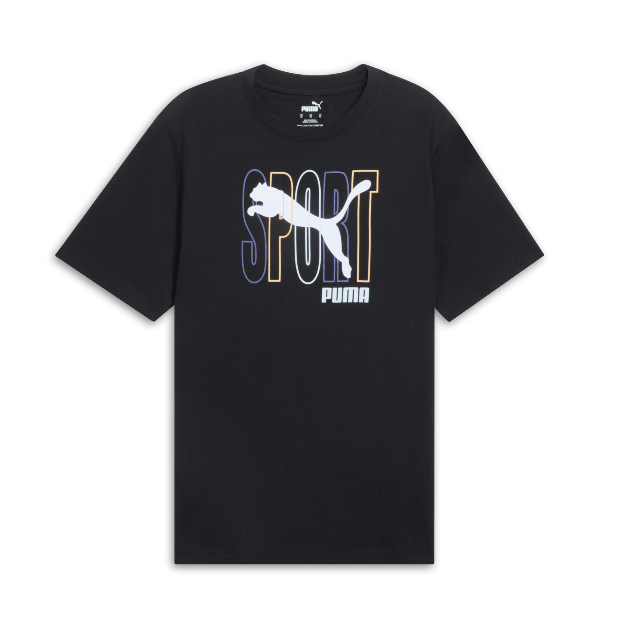 Puma Graphics Sport T-shirt In Black