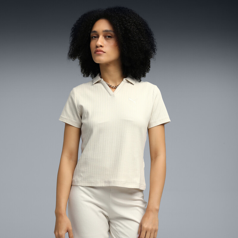 PUMA Premium Essentials Ribbed Polo