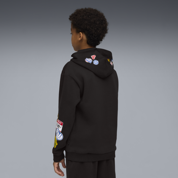 HooperHotline Fleece Hoodie Youth, PUMA Black, large-ZAF