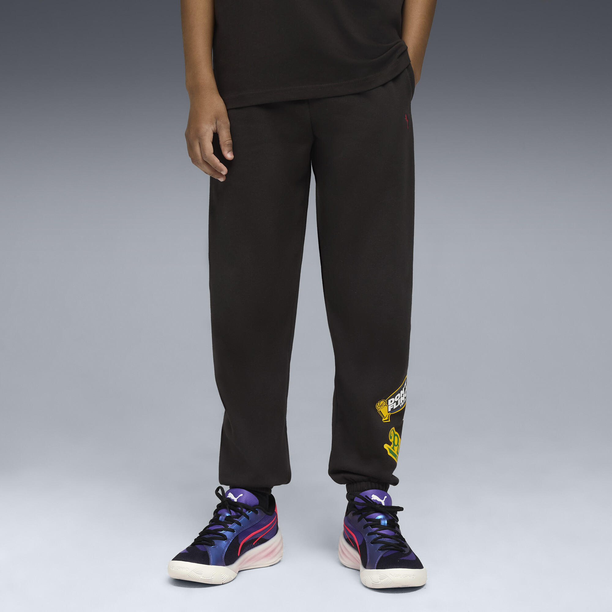 Puma Kids' Hooperhotline Sweatpants Youth In Black