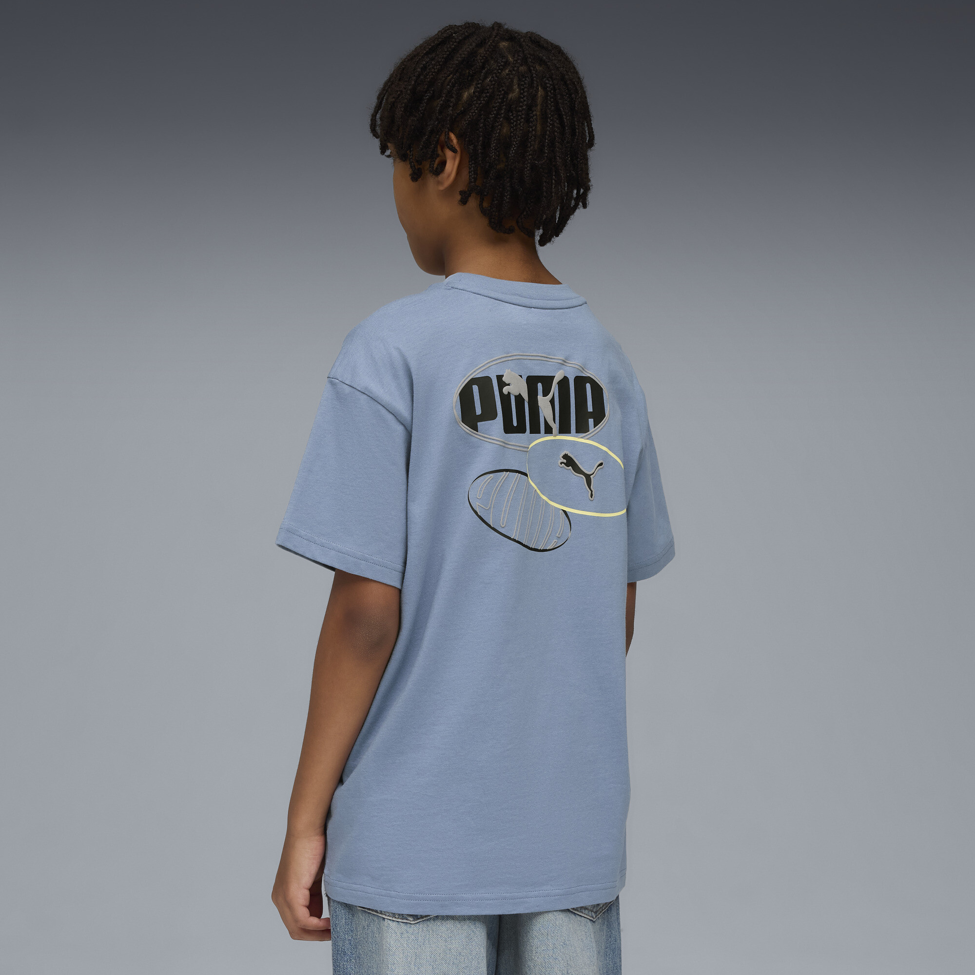 PUMA Essentials Logo Lab Big Kids' Relaxed Tee - Picture 10 of 15