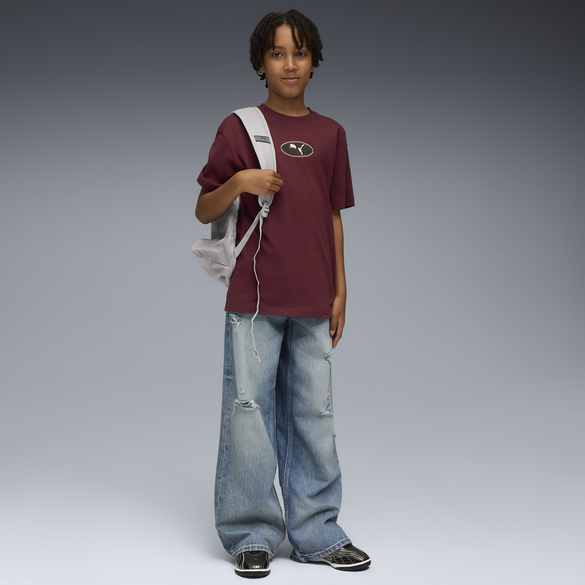 PUMA Essentials Logo Lab Big Kids' Relaxed Tee - Picture 14 of 15