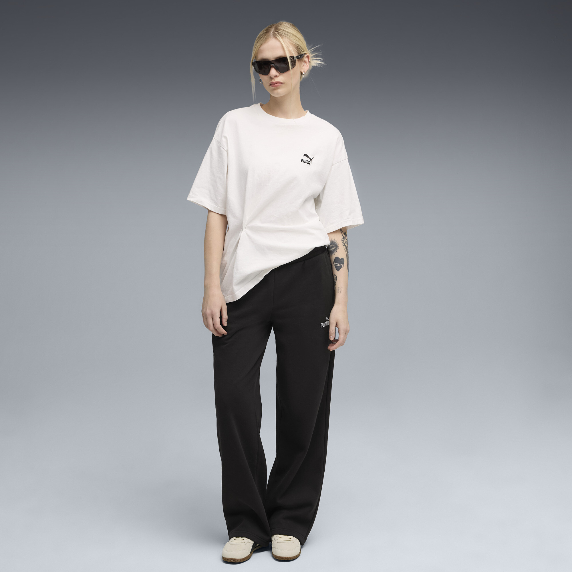 PUMA Essentials Small No. 1 Logo Comfort rechte broek voor Dames, Zwart, Maat 3XL thumbnail 6