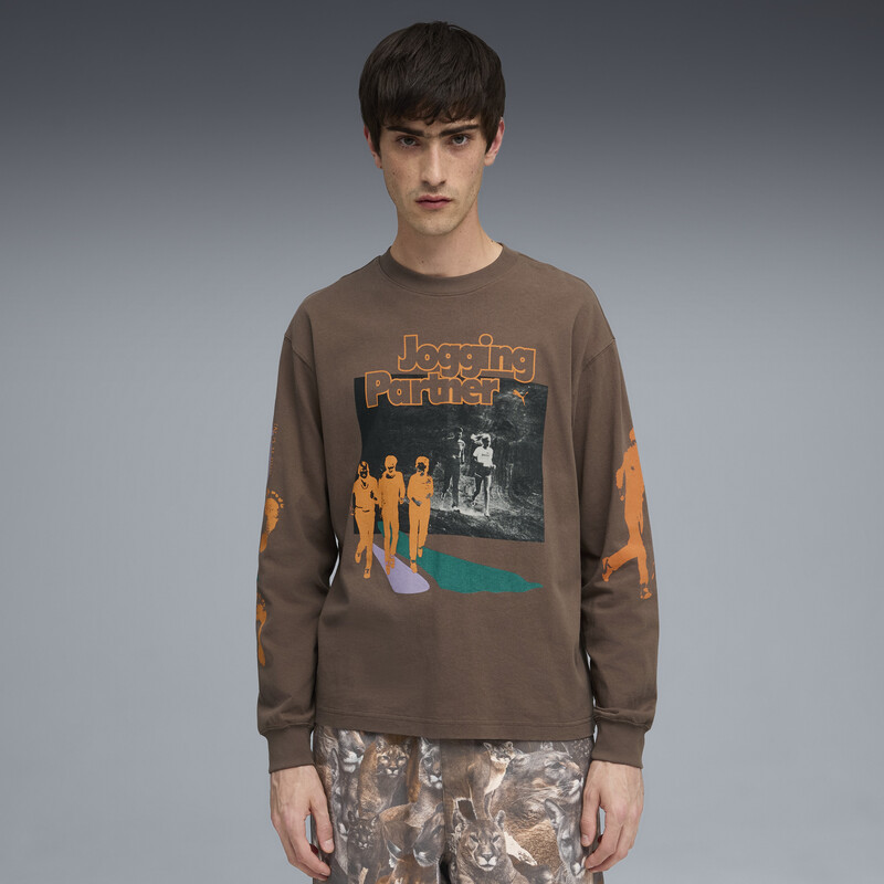 

Men's PUMA House Of Graphics Men’s Long Sleeve Relaxed Tee