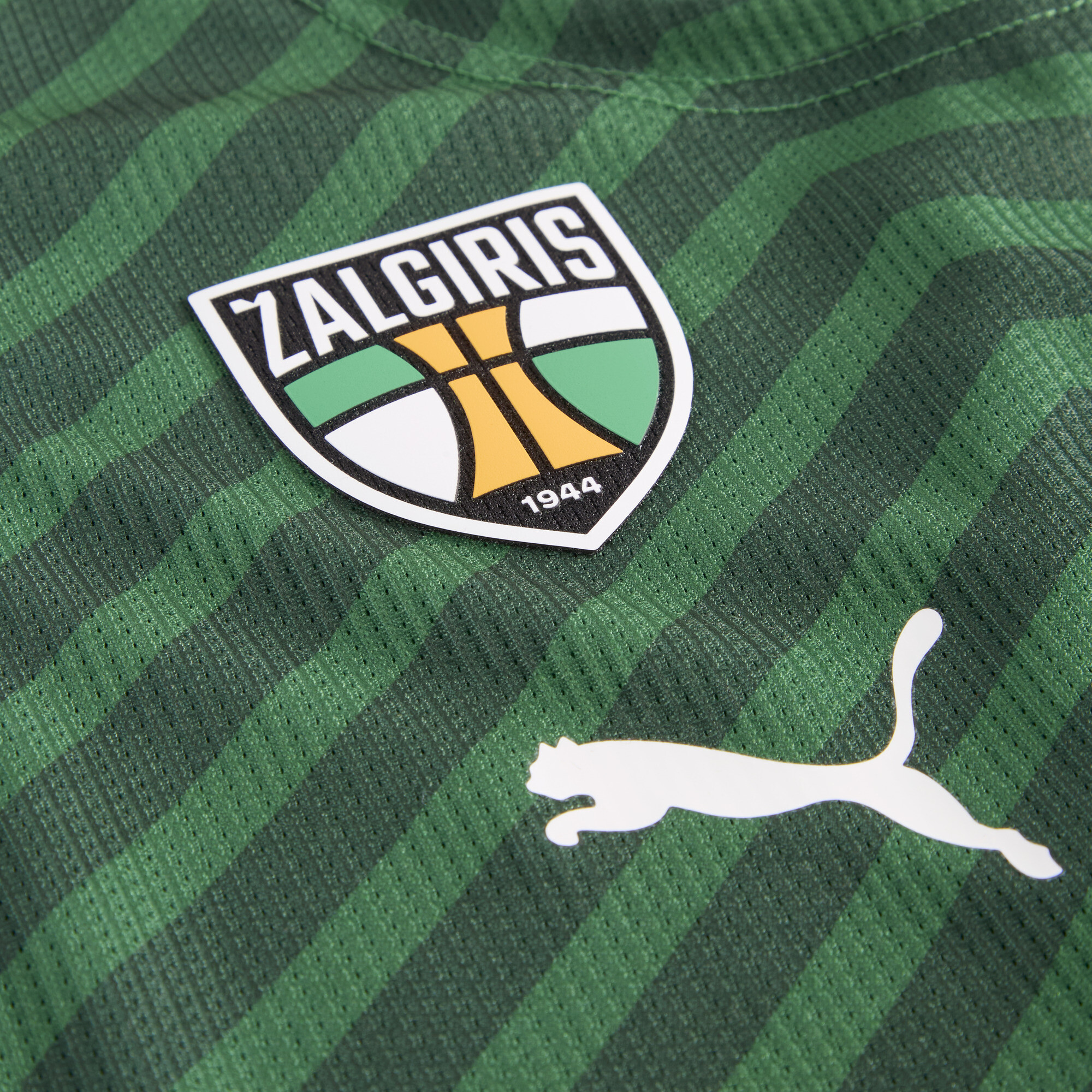 PUMA BC Zalgiris Kaunas Pro thuis-basketbalshirt voor Heren, Maat L thumbnail 4