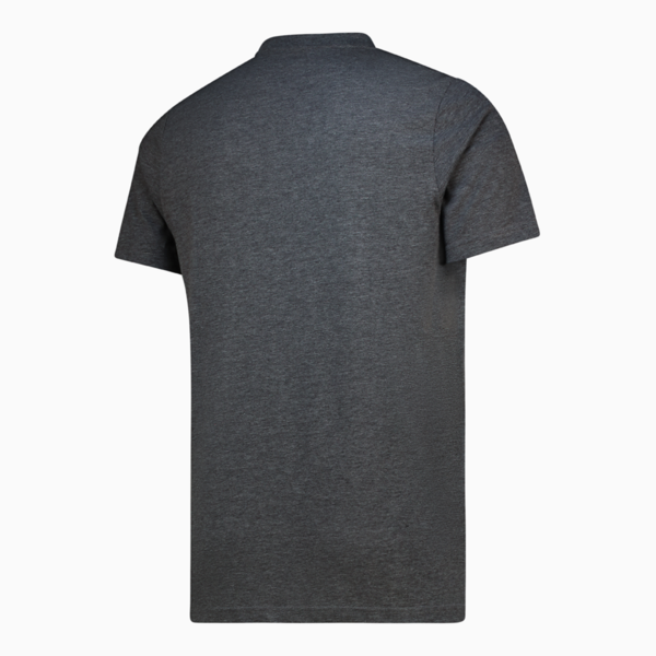 Essentials No. 1 Logo Heather Tee Men, PUMA Black, large-ZAF