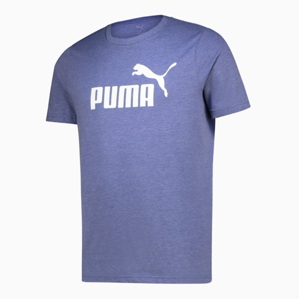 Essentials No. 1 Logo Heather Tee Men, Blue Crystal, large-ZAF