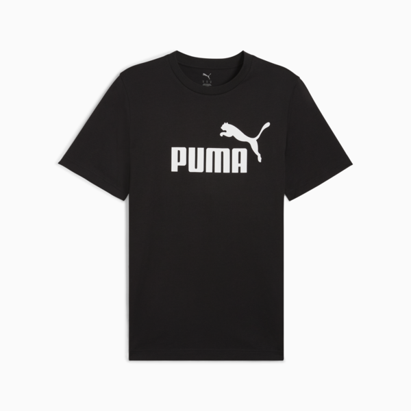 Essentials No. 1 Logo Tee Men, PUMA Black, large-ZAF