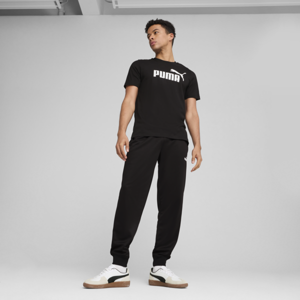 Essentials No. 1 Logo Tee Men, PUMA Black, large-ZAF