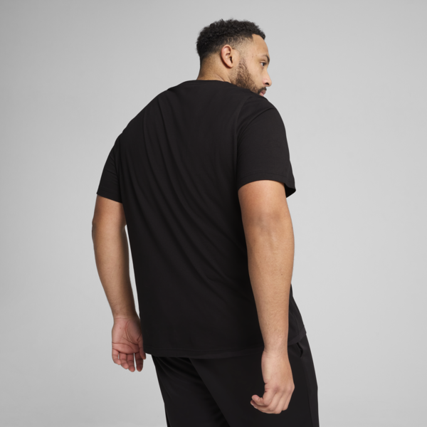 Essentials No. 1 Logo Tee Men, PUMA Black, large-ZAF