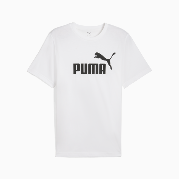 Essentials No. 1 Logo Tee Men, PUMA White, large-ZAF
