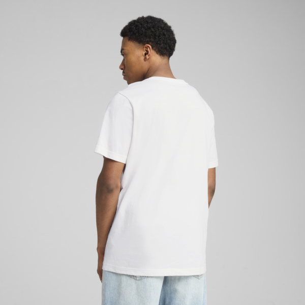 Essentials No. 1 Logo Tee Men, PUMA White, large-ZAF