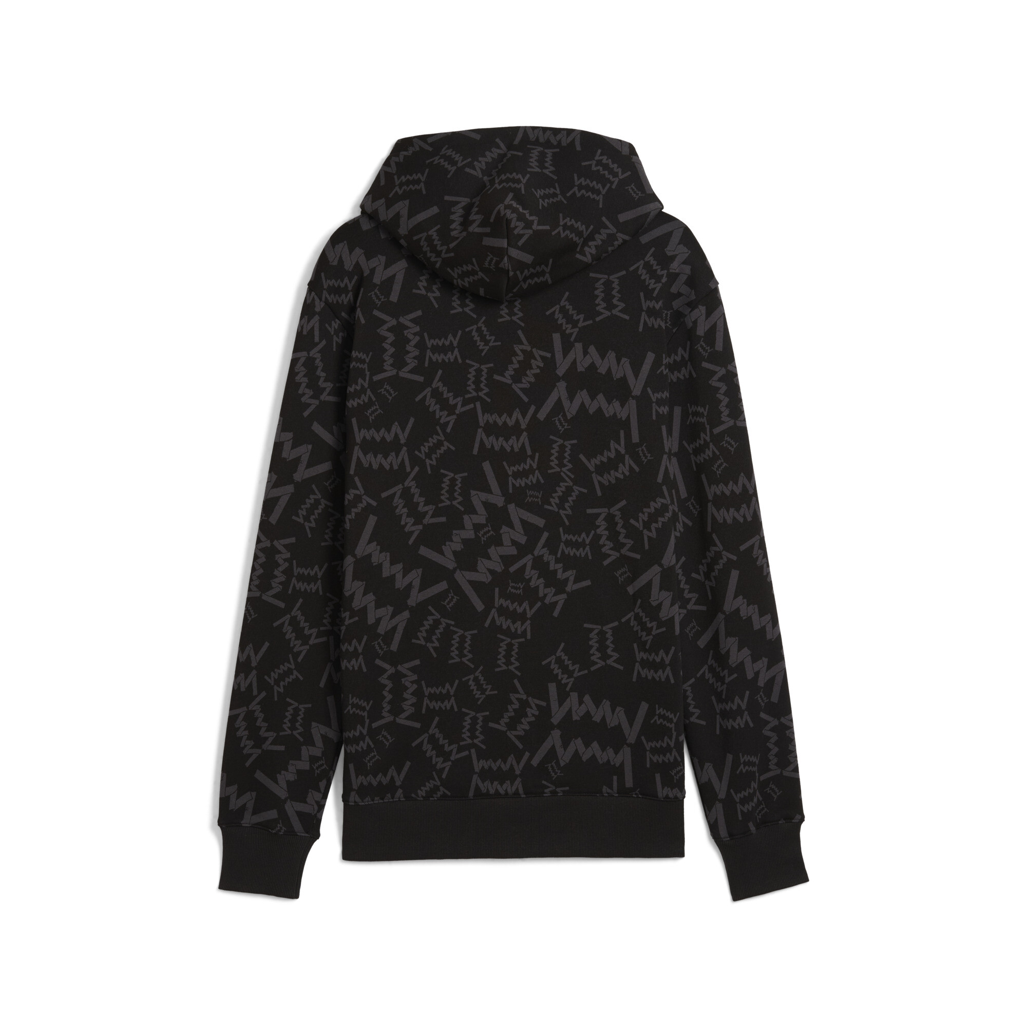 PUMA BC Zalgiris Kaunas Post Game basketbalhoodie voor Heren, Zwart, Maat XL thumbnail 2