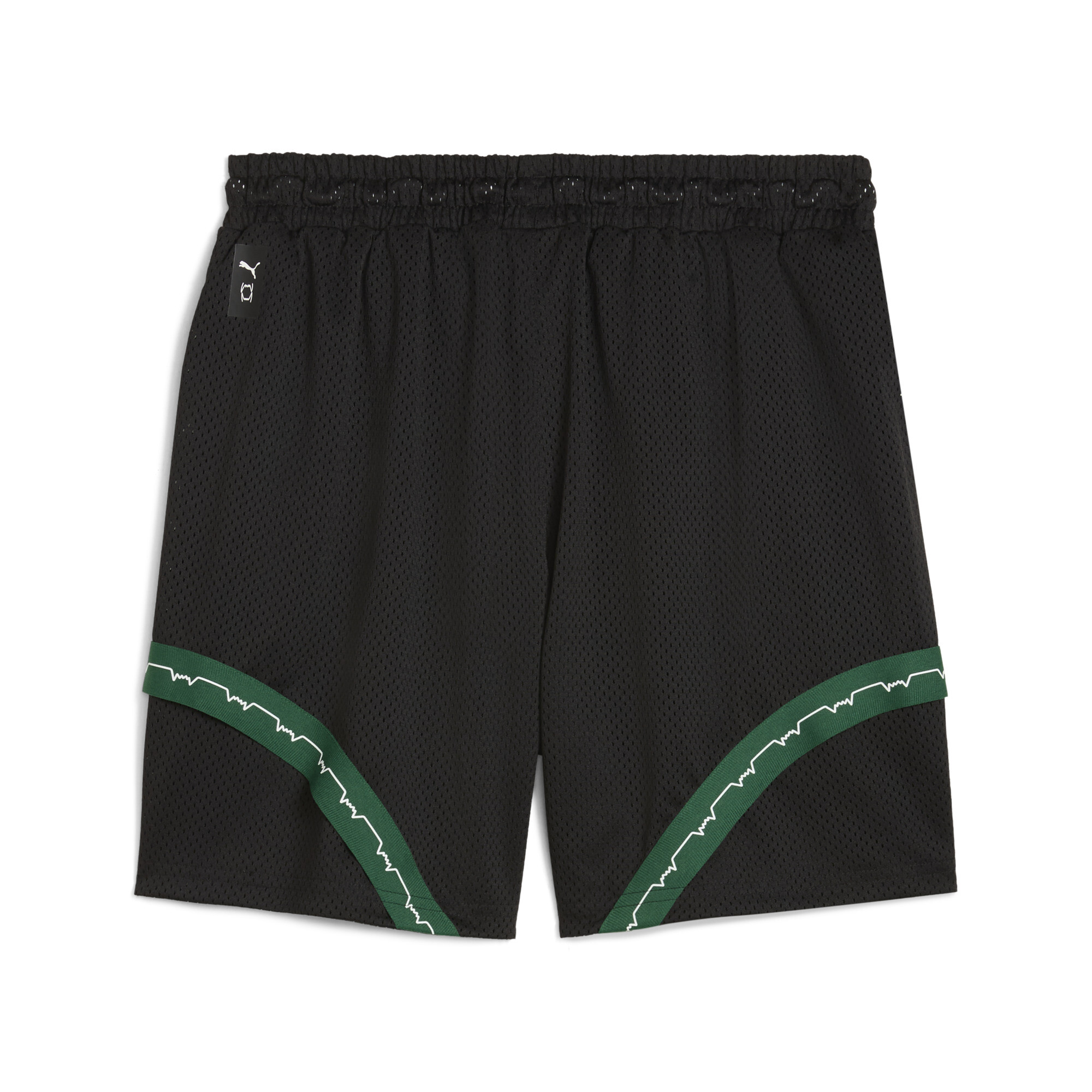 PUMA BC Zalgiris Kaunas Post Game basketbalshort voor Heren, Zwart, Maat 4XL thumbnail 4