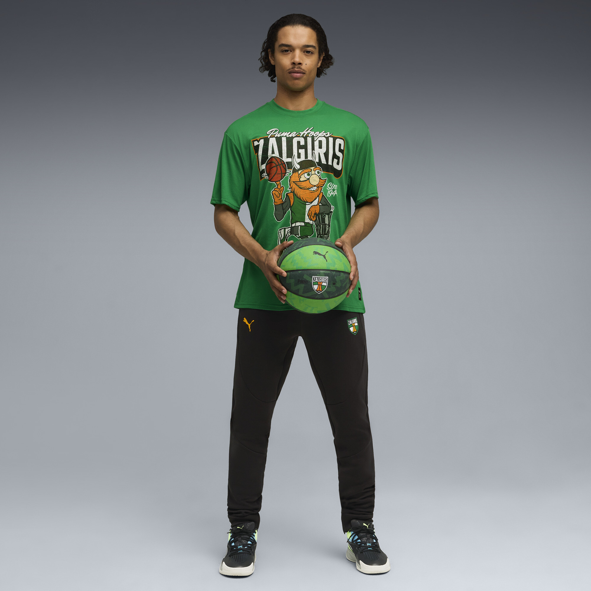 PUMA BC Zalgiris Kaunas Fanwear basketbalshirt voor Heren, Maat XXL thumbnail 4