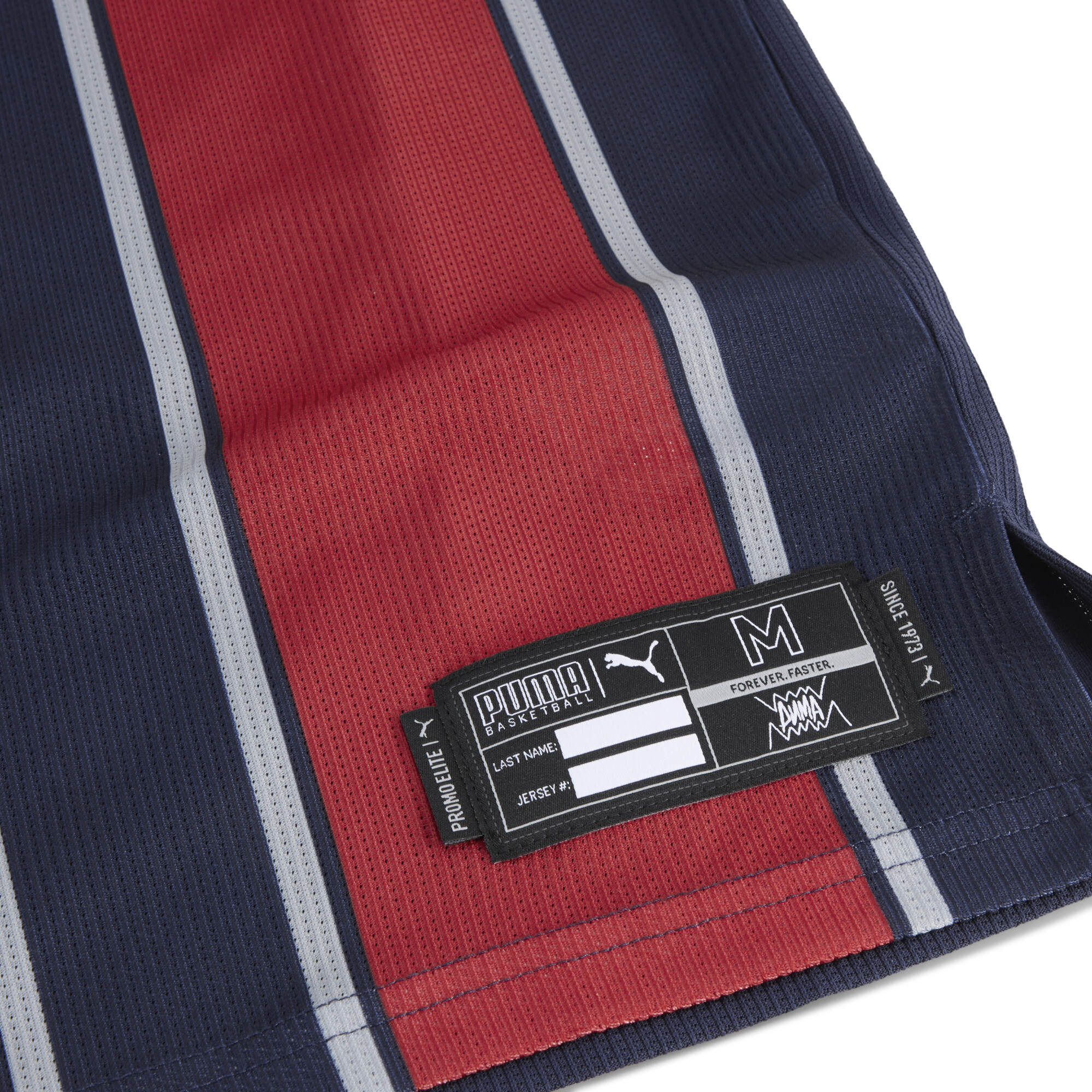 PUMA Saski Baskonia Pro Home basketbalshirt voor Heren, Blauw, Maat 4XL thumbnail 2