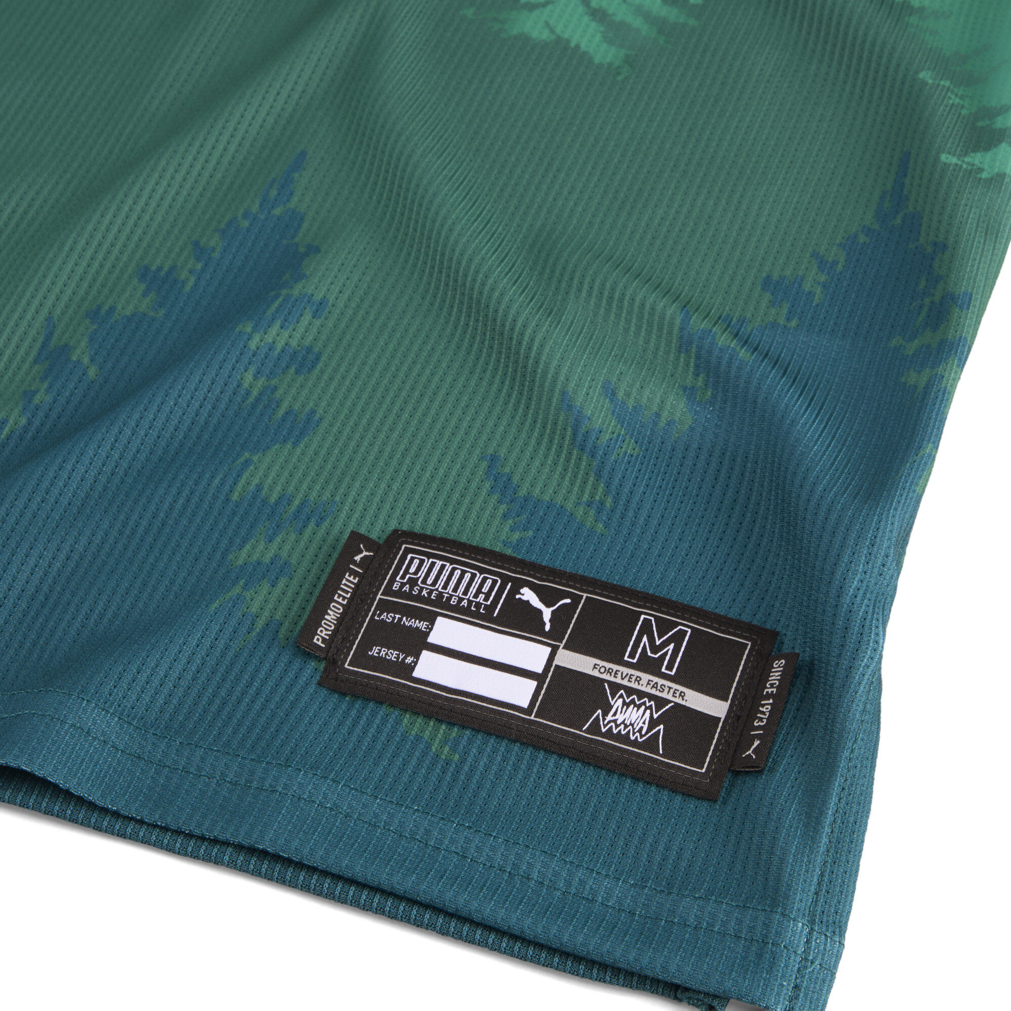 PUMA Saski Baskonia Pro Alternate basketbalshirt voor Heren, Groen, Maat XS thumbnail 2