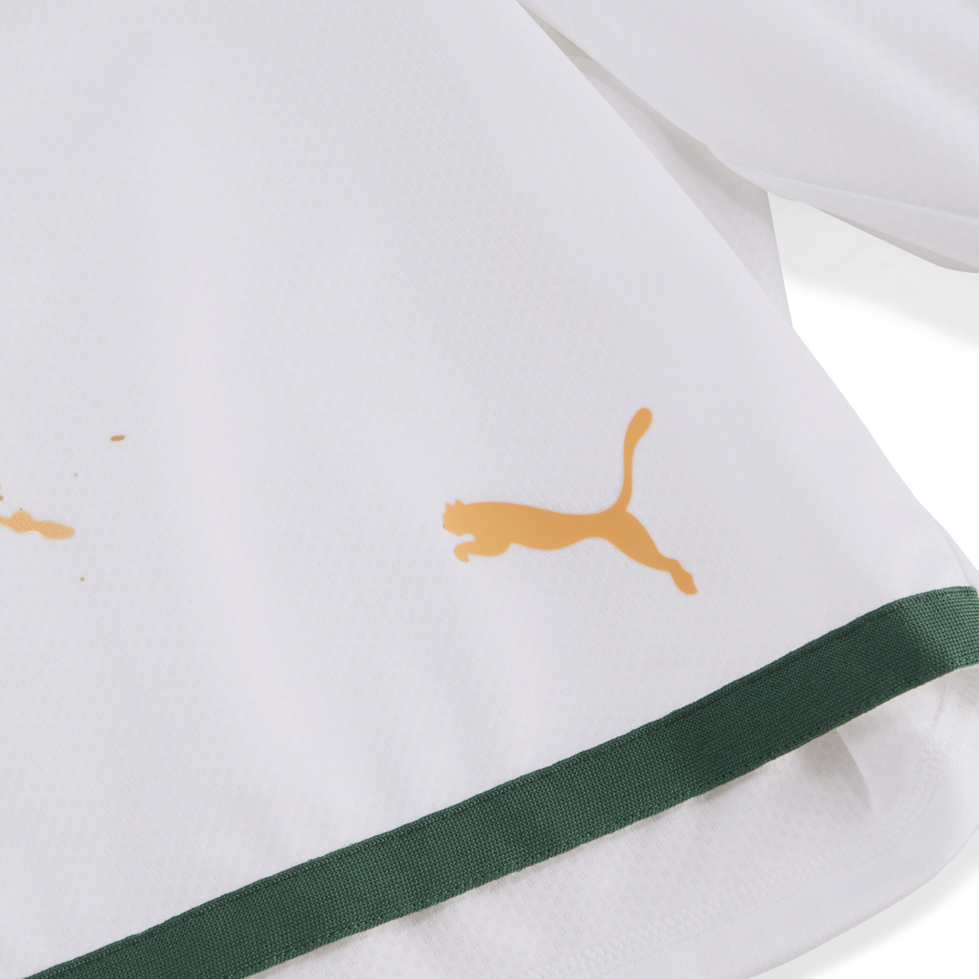 PUMA BC Zalgiris Kaunas uit-basketbalshort voor Heren, Wit, Maat XL thumbnail 3