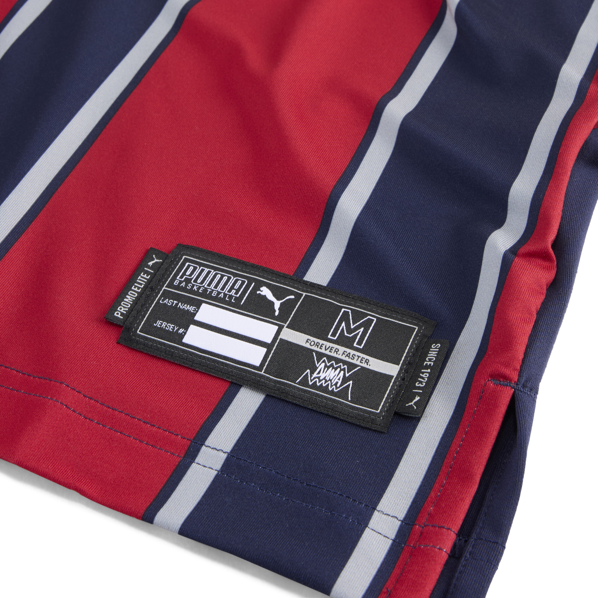 PUMA Saski Baskonia thuis-basketbalshirt met korte mouw voor Heren, Blauw, Maat 3XL thumbnail 2