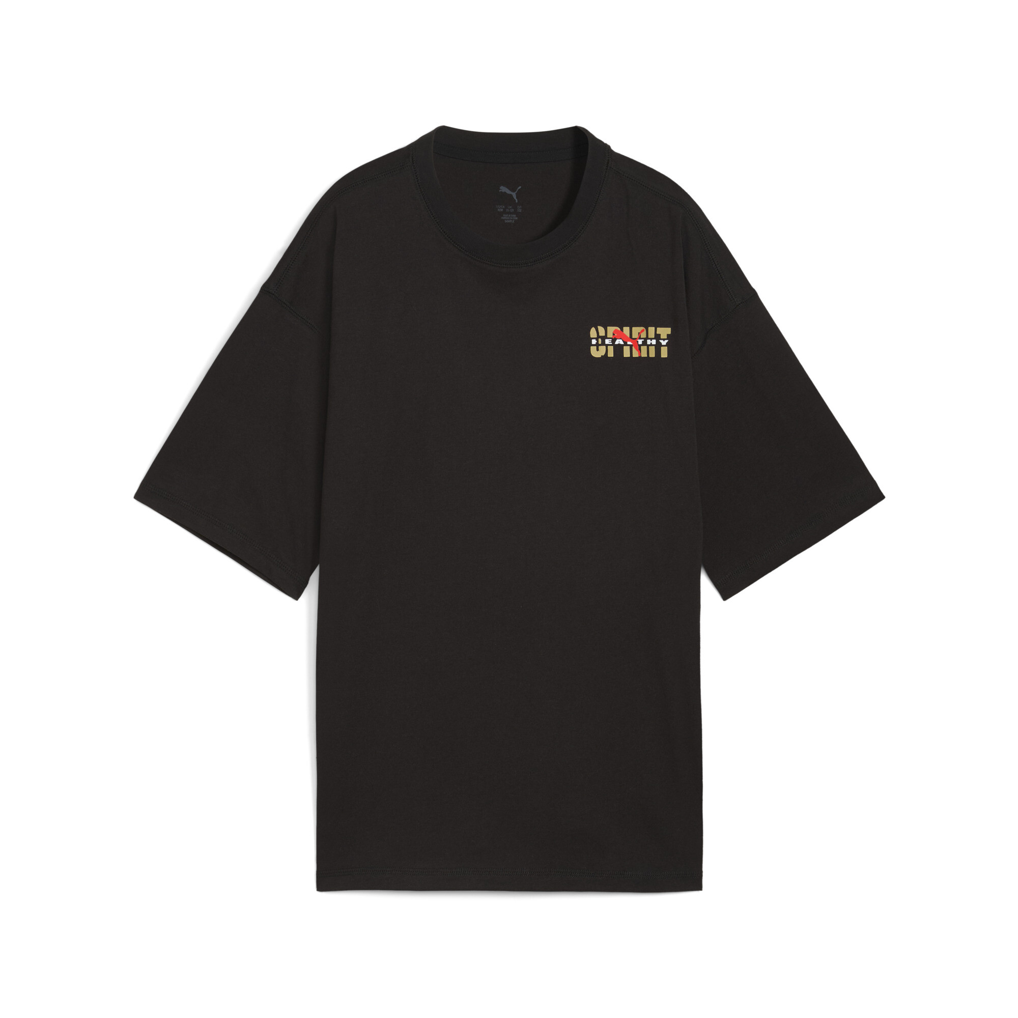 PUMA Wardrobe Essentials Go Together Oversized Graphic T-shirt voor Heren, Zwart, Maat 7-8Y thumbnail 3