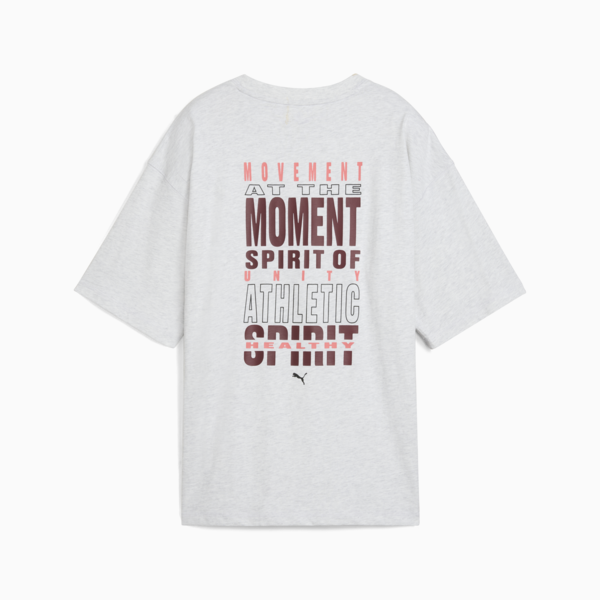Wardrobe Essentials Go Together Oversized Graphic Tee Youth, Alpine Snow-Melange, large-ZAF
