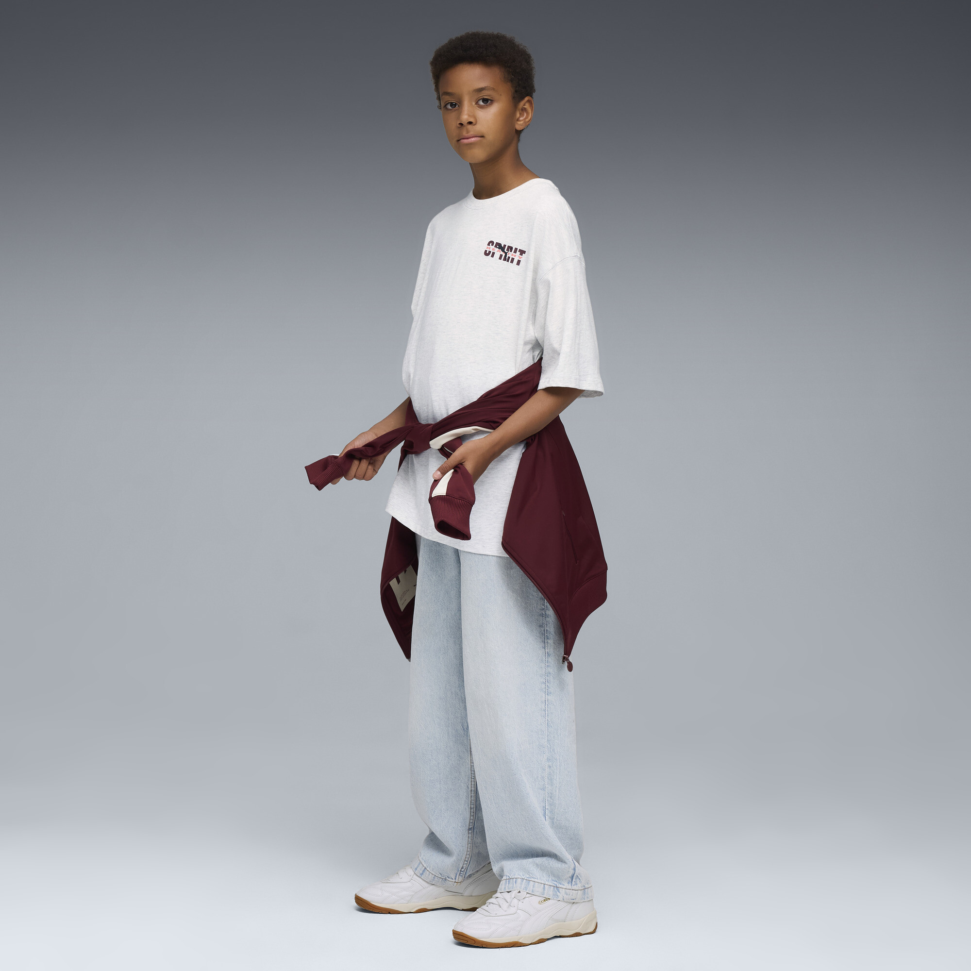 PUMA Wardrobe Essentials Go Together Oversized Graphic T-shirt voor Heren, Maat 15-16Y thumbnail 4