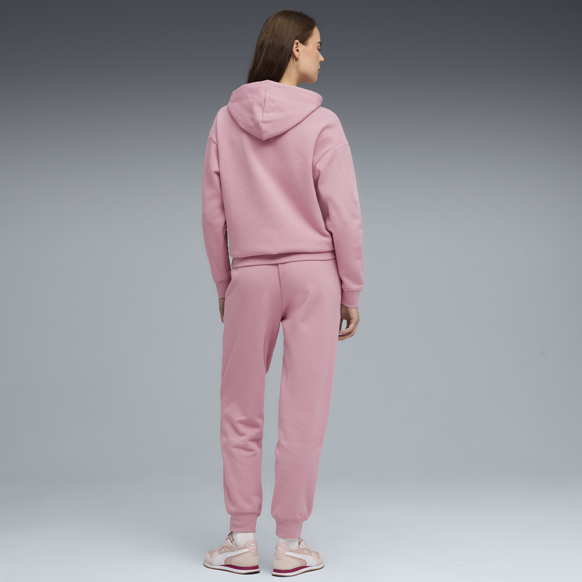 PUMA Loungewearpak van fleece voor Dames, Roze, Maat XS thumbnail 5
