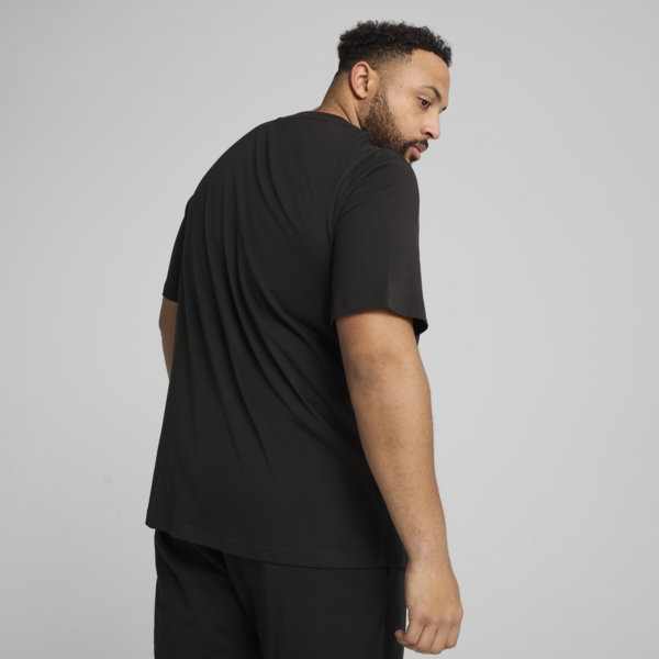 Essentials Small No. 1 Logo Tee Men, PUMA Black, large-ZAF