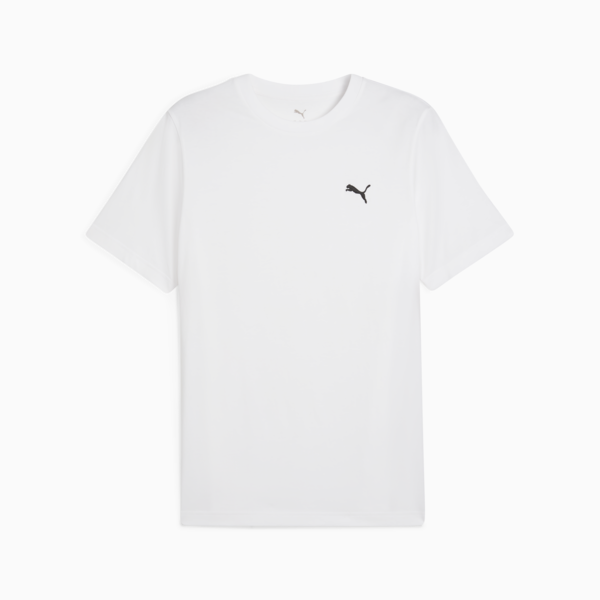 Essentials Small Logo Tee Men, PUMA White, large-ZAF