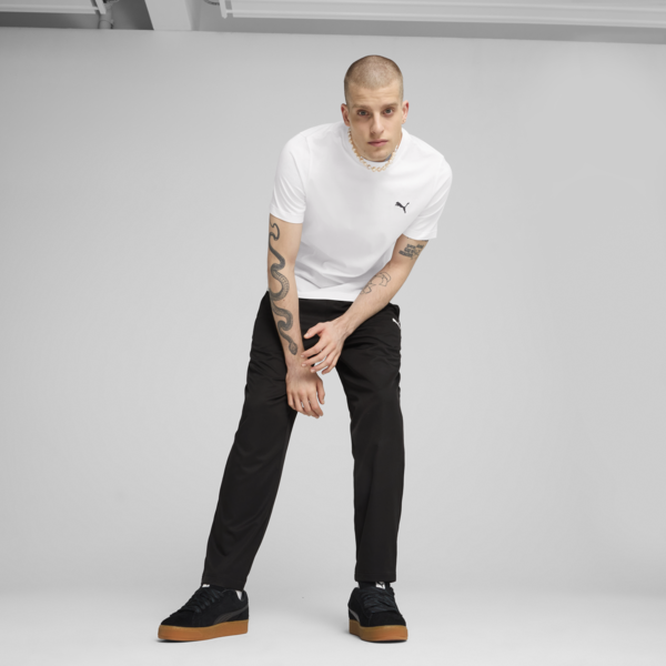 Essentials Small Logo Tee Men, PUMA White, large-ZAF