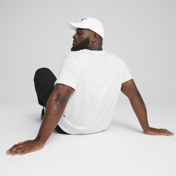 Essentials Small Logo Tee Men, PUMA White, large-ZAF