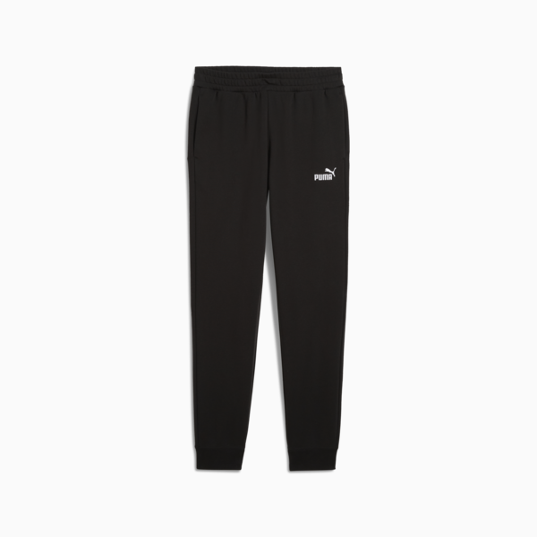 Essentials No. 1 Logo Slim Sweatpants Men, PUMA Black, large-ZAF