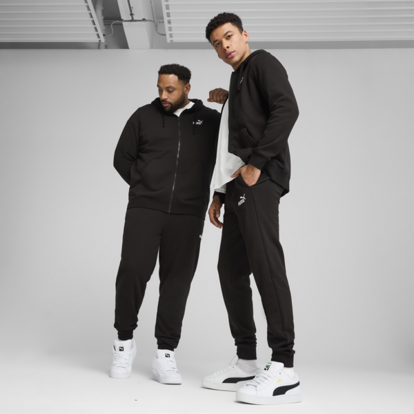 Essentials No. 1 Logo Slim Sweatpants Men, PUMA Black, large-ZAF