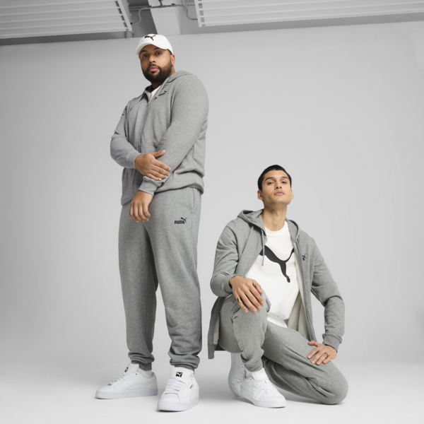 Essentials No. 1 Logo Slim Sweatpants Men, Medium Gray Heather, large-ZAF