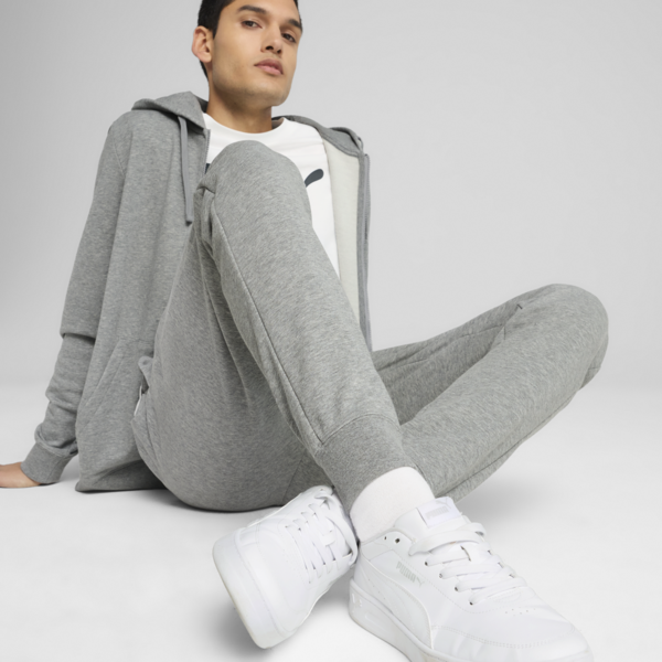 Essentials No. 1 Logo Slim Sweatpants Men, Medium Gray Heather, large-ZAF