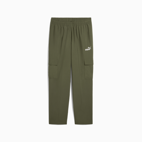 Essentials No. 1 Logo Woven Cargo Pants Men, Loden Green, large-ZAF
