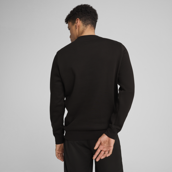 Essentials No. 1 Logo Crew Men, PUMA Black, large-ZAF